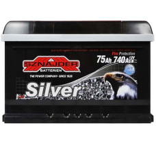 Автомобільний акумулятор SZNAJDER Silver 75Ah 740A R+ (правий +) LB3 (h=175)