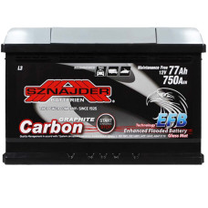 Автомобільний акумулятор SZNAJDER Carbon Start Stop EFB 77Ah 750A R+ (правий +) L3