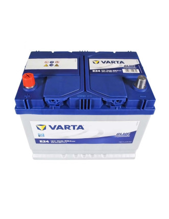 Автомобільний акумулятор VARTA Blue Dynamic Asia 70Ah 630А L+ (лівий +) E24