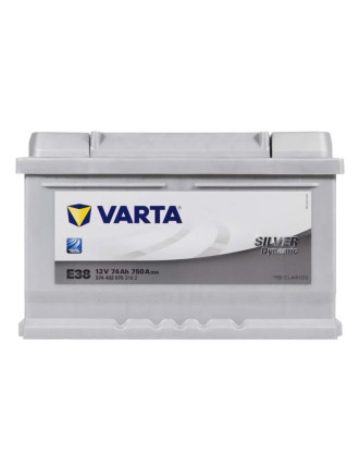 Автомобільний акумулятор VARTA Silver Dynamic 74Ah 750А R+ (правий +) E38
