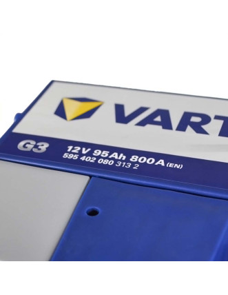 Автомобільний акумулятор VARTA Blue Dynamic 95Ah 800A R+ (правий +) G3
