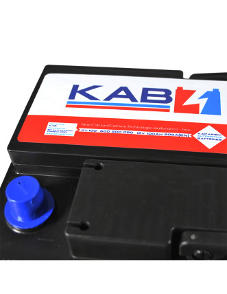Автомобільний акумулятор KAB Red SMF (L5) 100Ah 800A R+