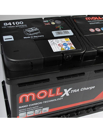 Автомобільний акумулятор MOLL X-Tra Charge (L5) 100Ah 850A R+ (Правий +)