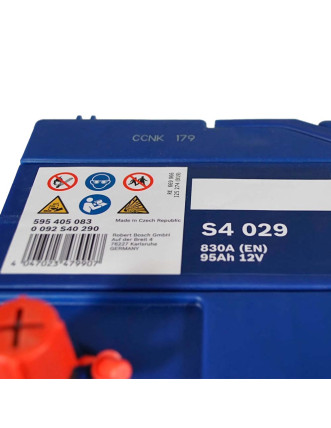 Автомобільний акумулятор BOSCH Asia 95Ah 830A L+ (лівий +) S40 290