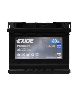 Автомобільний акумулятор EXIDE Premium (EA601) 60Аh 600Ah L+