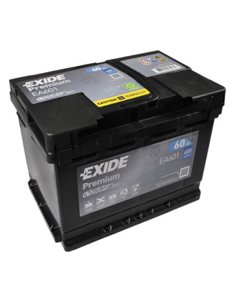 Автомобільний акумулятор EXIDE Premium (EA601) 60Аh 600Ah L+