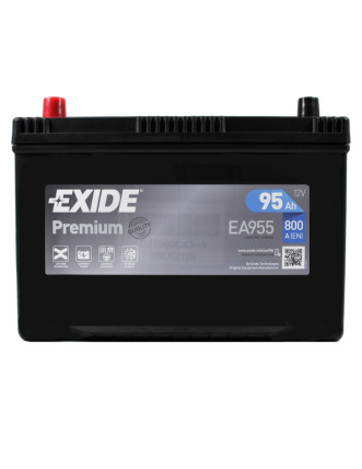 Автомобільний акумулятор EXIDE Premium (EA955) Asia (D31) 95Аh 800Ah L+