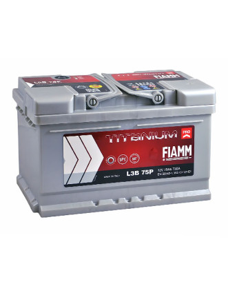Автомобільний акумулятор FIAMM Titanium Pro 75Аh 730А R+ (правий +)