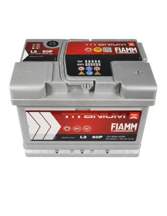 Автомобільний акумулятор FIAMM Titanium Pro 60Аh 600А R+ (правий +)