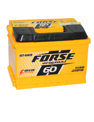 Автомобільний акумулятор FORSE 60Ah 600A L+ (лівий +)