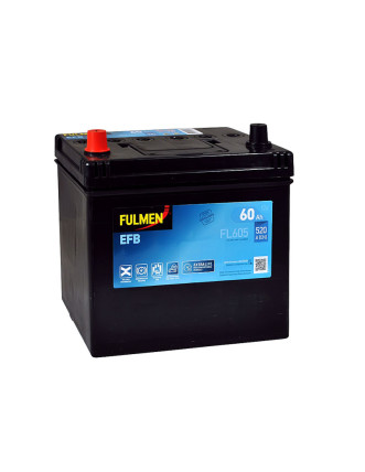 Автомобільний акумулятор FULMEN Start-Stop EFB Asia 60Ah 520A L+ (лівий +)
