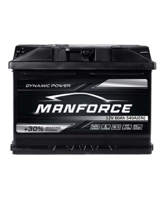 Автомобільний акумулятор MANFORСE 60Ah 540A L+ (лівий +) MF L2