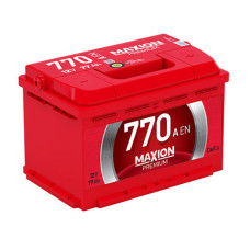 Автомобільний акумулятор MAXION Premium 77Аh 770A R+ (правий +)