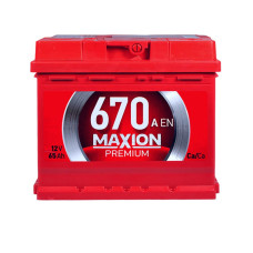 Автомобільний акумулятор MAXION Premium 65Аh 670A L+ (лівий +) TR L2