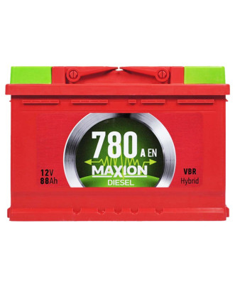 Автомобільний акумулятор MAXION Diesel 88Ah 780A R+ (правий +) MF L3