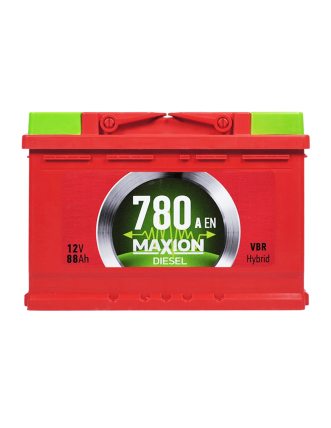 Автомобільний акумулятор MAXION Diesel 88Ah 780A R+ (правий +) MF L3