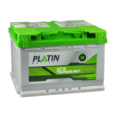 Автомобільний акумулятор PLATIN EFB 75Ah 720A R+ (правий +) SMF