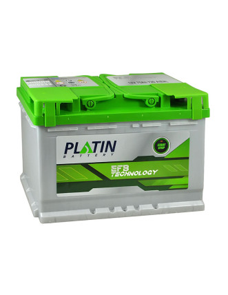 Автомобільний акумулятор PLATIN EFB 75Ah 720A R+ (правий +) SMF