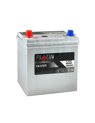 Автомобільний акумулятор PLATIN Silver Asia 40Ah 330A L+ (лівий +) SMF