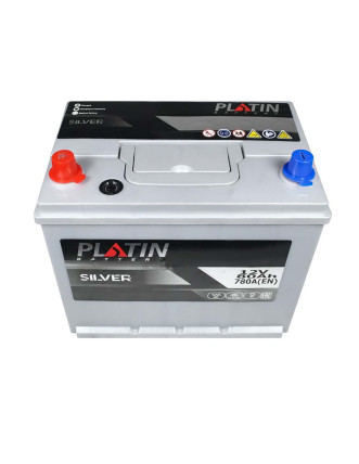 Автомобільний акумулятор PLATIN Silver Asia 80Ah 780A L+ (лівий +) SMF N50 н.к.