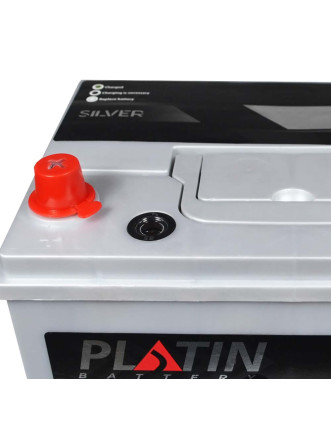 Автомобільний акумулятор PLATIN Silver Asia 80Ah 780A L+ (лівий +) SMF N50 н.к.