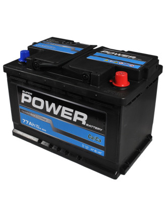 Автомобільний акумулятор POWER MF Black (L3) 77Ah 700A R+