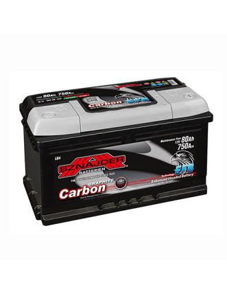 Автомобільний акумулятор SZNAJDER Carbon Start Stop EFB 80Аh 750А R+ (правий +) 580 08