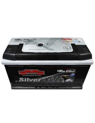 Автомобільний акумулятор SZNAJDER Silver 100Ah 870A R+ (правий +) L5 (600 83)