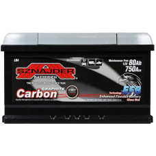 Автомобільний акумулятор SZNAJDER Carbon Start Stop EFB 80Аh 750А R+ (правий +) 580 08