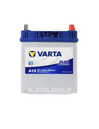 Автомобільний акумулятор VARTA Blue Dynamic Asia 40Ah 330A R+ (правий +) A13
