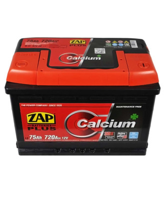 Автомобільний акумулятор ZAP Plus 75Ah 720A R+ (правий +) 575 20