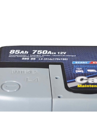 Автомобільний акумулятор ZAP Carbon EFB 85Ah 750A R+ (правий +) L4 (585 05)