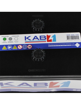 Автомобільний акумулятор KAB Blue MF (D4A) 140Ah 1000A L+