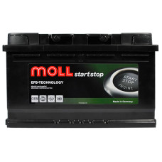 Автомобільний акумулятор MOLL EFB (Lb4) 75Ah 760A R+