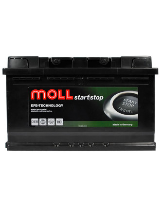 Автомобільний акумулятор MOLL EFB (Lb4) 75Ah 760A R+