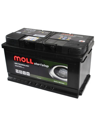 Автомобільний акумулятор MOLL EFB (Lb4) 75Ah 760A R+