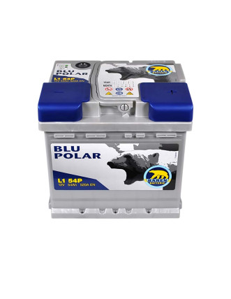 Автомобільний акумулятор BAREN Blu polar 54Аh 520А R+ (правий +)
