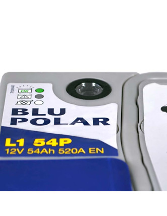 Автомобільний акумулятор BAREN Blu polar 54Аh 520А R+ (правий +)