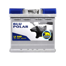 Автомобільний акумулятор BAREN Blu polar 54Аh 520А R+ (правий +)