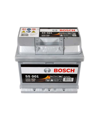 Автомобільний акумулятор BOSCH 52Ah 520A R+ (правий +) S50 010