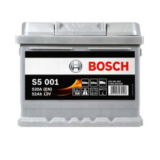 Автомобільний акумулятор BOSCH 52Ah 520A R+ (правий +) S50 010