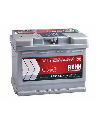 Автомобільний акумулятор FIAMM Titanium Pro 64Аh 610А L+ (лівий +)