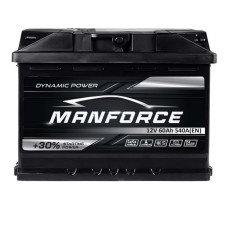 Автомобільний акумулятор MANFORСE 60Ah 540A R+ (правий +) MF L2