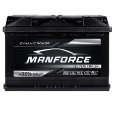 Автомобільний акумулятор MANFORСE 78Ah 780A R+ (правий +) MF L3