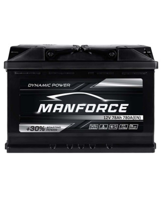 Автомобільний акумулятор MANFORСE 78Ah 780A R+ (правий +) MF L3