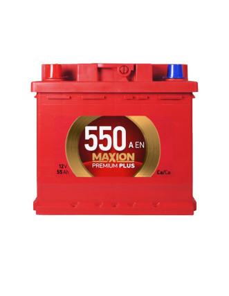 Автомобільний акумулятор MAXION Premium Plus 55Аh 550A L+ (лівий +) TR L1