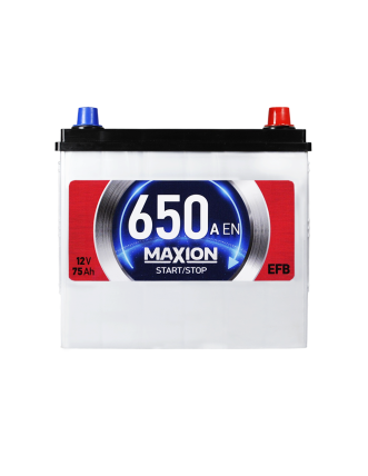 Автомобільний акумулятор MAXION EFB Asia 75Ah 650A R+ (правий +) SMF N50