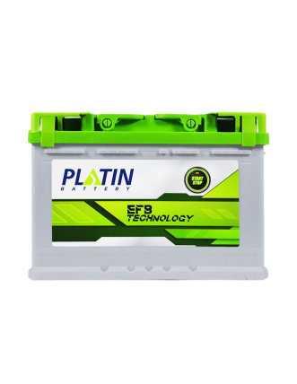 Автомобільний акумулятор PLATIN EFB 80Ah 780A R+ (правий +) SMF L3