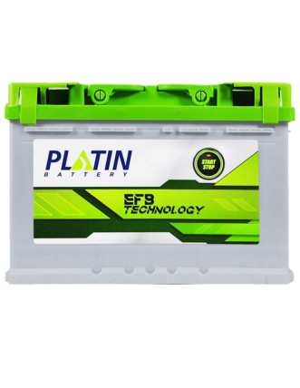 Автомобільний акумулятор PLATIN EFB 80Ah 780A R+ (правий +) SMF L3