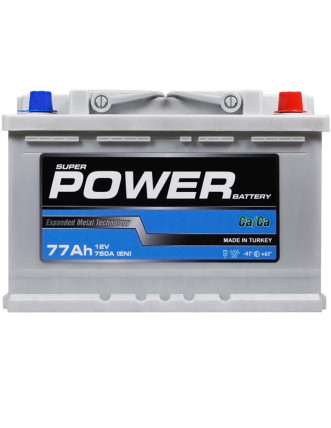 Автомобільний акумулятор POWER Silver 77Аh 750A R+ (правий +) L3 MF